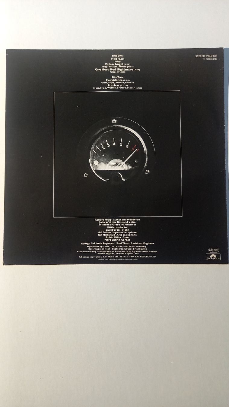 Dischi in vinile: King Crimson - Red - Vinyl LP – Usato da St. Gallen venduto da Bir_Rer 1