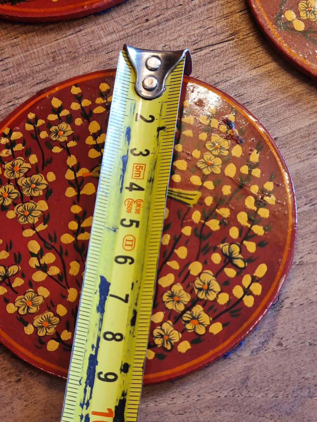 Sottobicchieri: Vintage Kashmir Untersetzer mit Box – Usato da Scharnachtal venduto da devin03 7