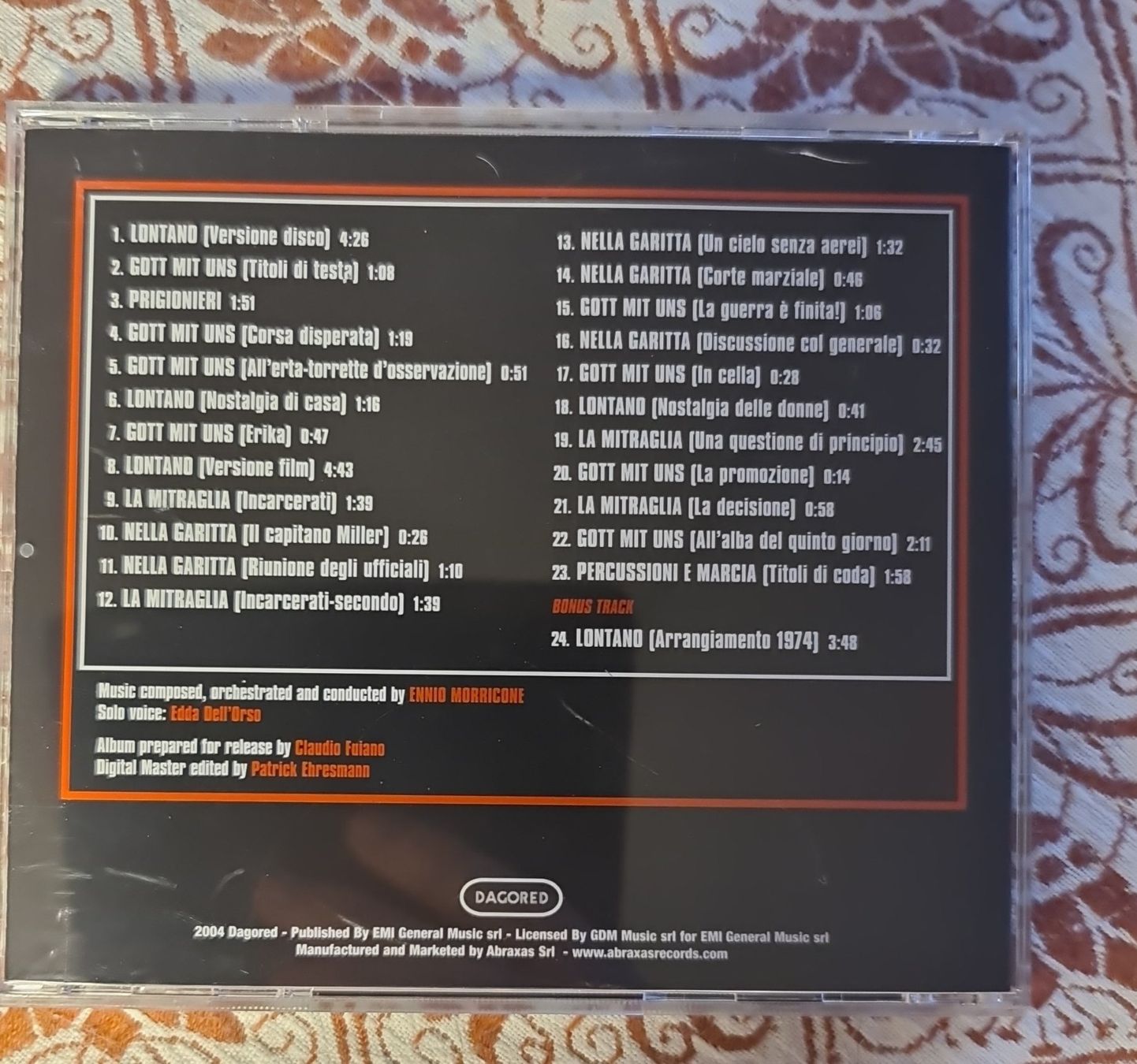 CD: Gott mit uns von Ennio Morricone – Usato da Sils im Domleschg venduto da Mattangs 1