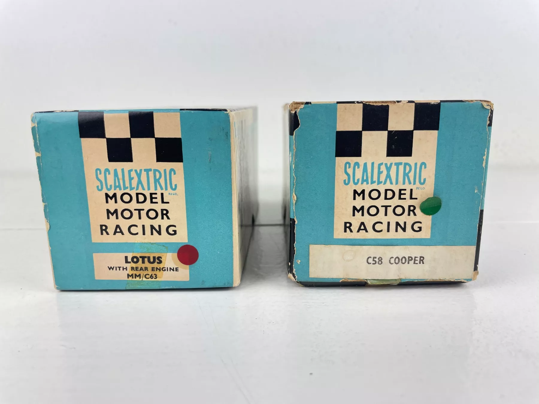 Piste: 2 Vintage Scalextric EMPTY boxes – Nuovo (secondo la descrizione) da Genthod venduto da lightyear63 1