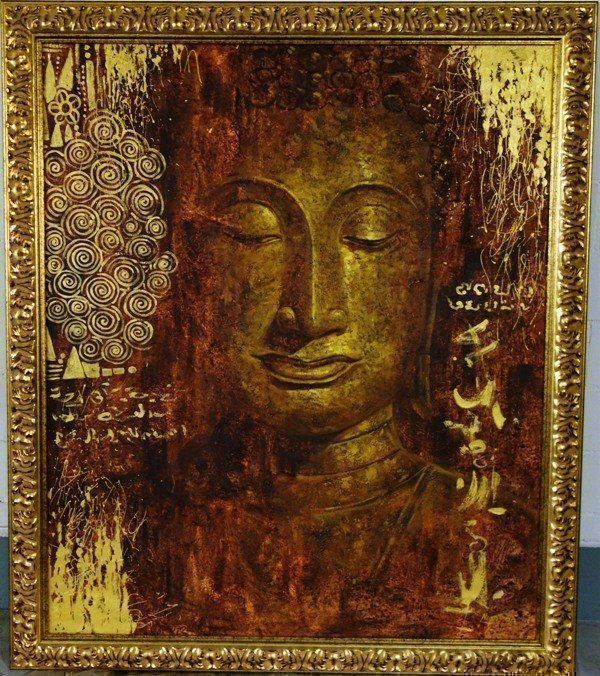 Dipinti: XL Buddha Bild Neu 001 – Nuovo (secondo la descrizione) da Zürich venduto da Nazerali8002
