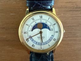 Delma Quartz Mondphasen Uhr