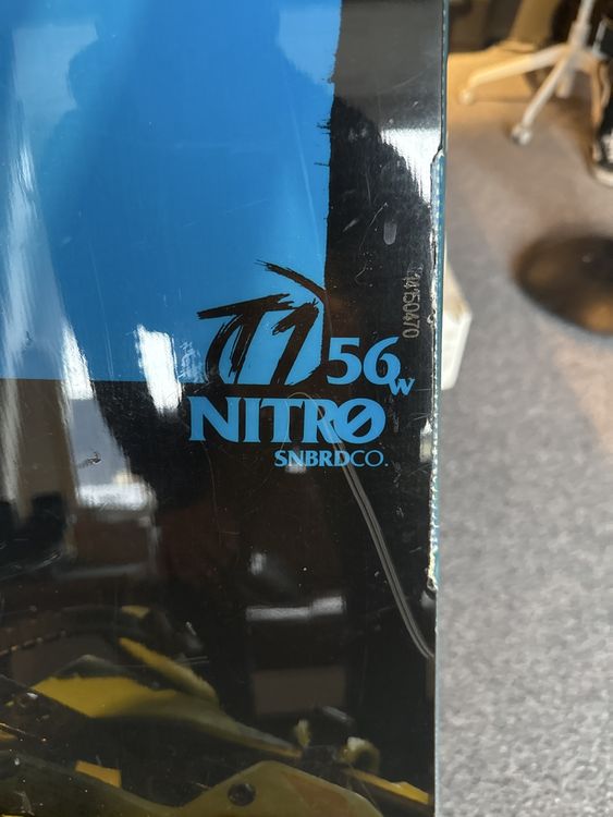 Nitro Snowboard T1 156cm mit Bindung Occasion 3