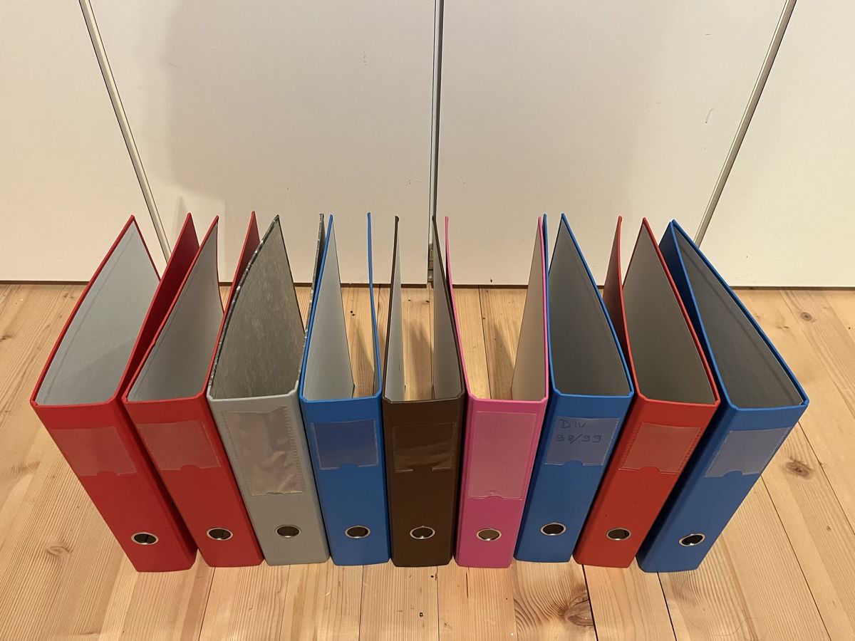 Ordner: 9 Ordner – Gebraucht aus Adliswil von dsan-art