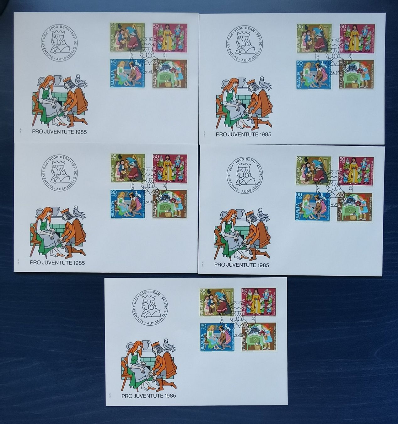 Alle Briefmarken: FDC PJ 1985 – Neu (gemäss Beschreibung) aus Aadorf von Chnorli-Furz