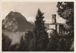 AK Castagnola gel. 27.6.1945