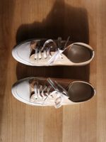 Sneaker Candice Cooper beige weiss Leder gebraucht