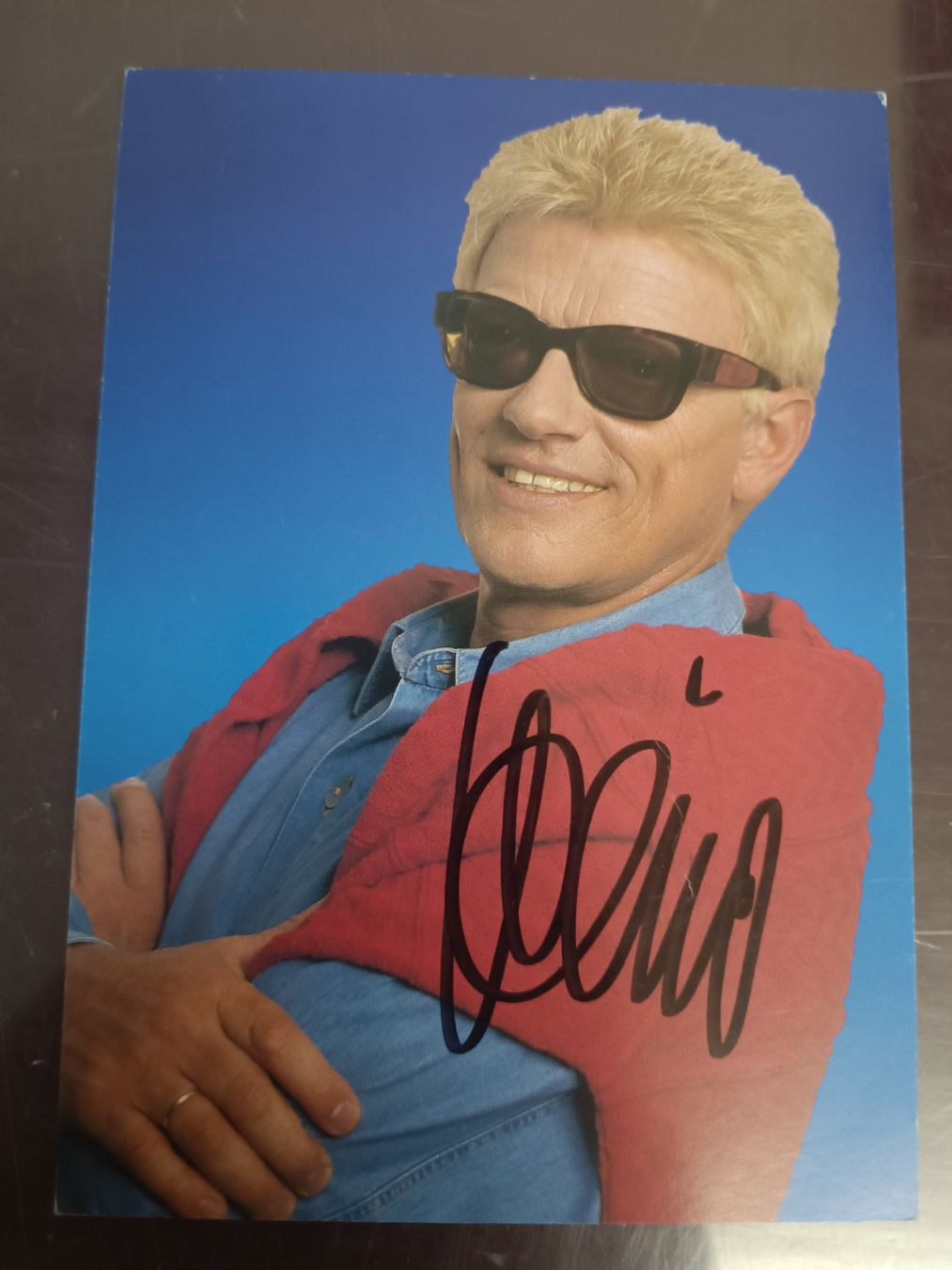 Autografi: Heino -  signierte Autogrammkarte – Usato da Menziken venduto da Artographs
