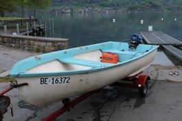 Schöne Hodler Motorboot mit gebrauchspuren OHNE trailer
