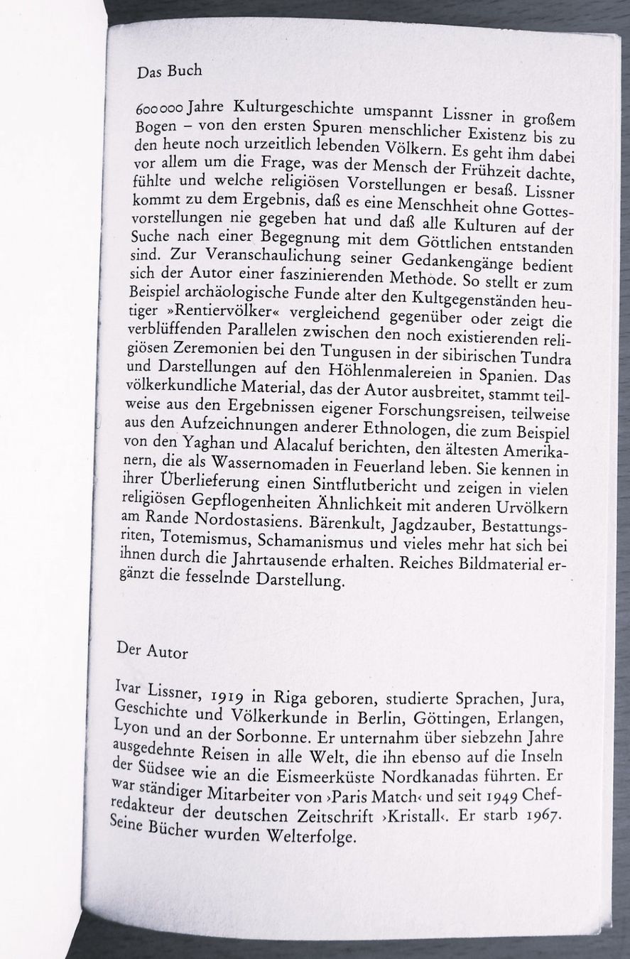 Bücher: So lebten die Völker der Urzeit – Gebraucht aus Burgdorf von Joggigring 1
