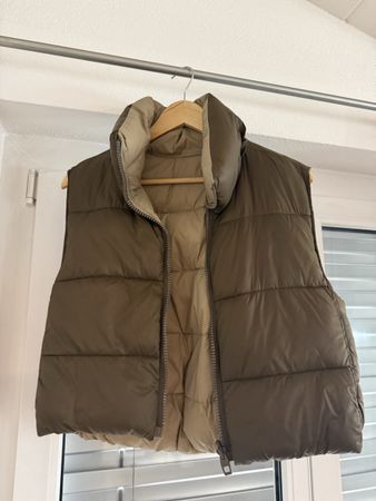 Gilet réversible Zara kaki et beige taille M bon état