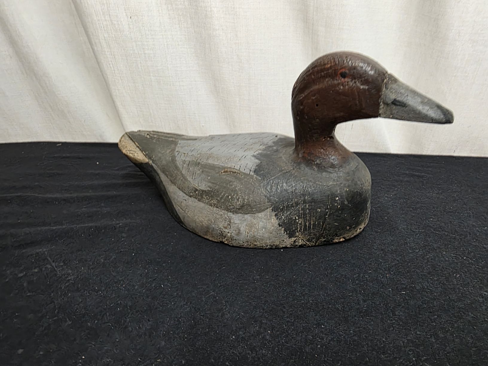 Statuette: Holzente Dekoartikel ca. 29 cm lang  – Usato da Wolfertswil venduto da Antiko