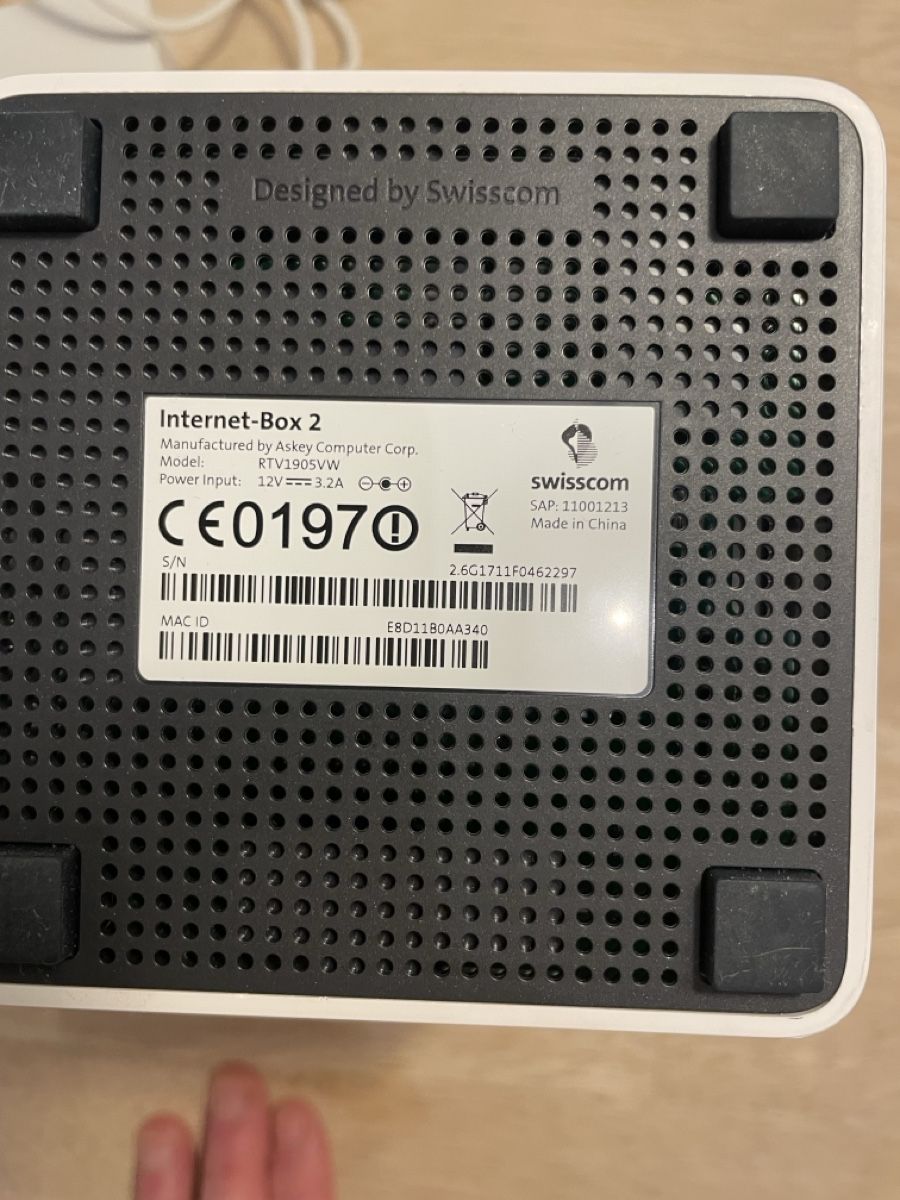 Swisscom Internet-Box 2 - Router für schnelles Internet (Gebraucht) in ...