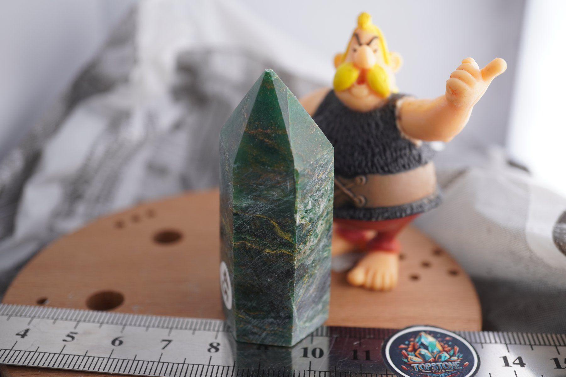 Minéraux & Lithothérapie: Smaragdit      Spitze        Spitze 56mm x 23mm – Neuf avec emballage d'origine à Eschenbach SG par topstone 3