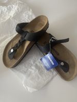 Birkenstock Gizeh Leder schwarz Grösse 41 neu