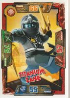 TCG NINJAGO TRADING CARD SERIE 1 # 010 TITANIUM  ZANE