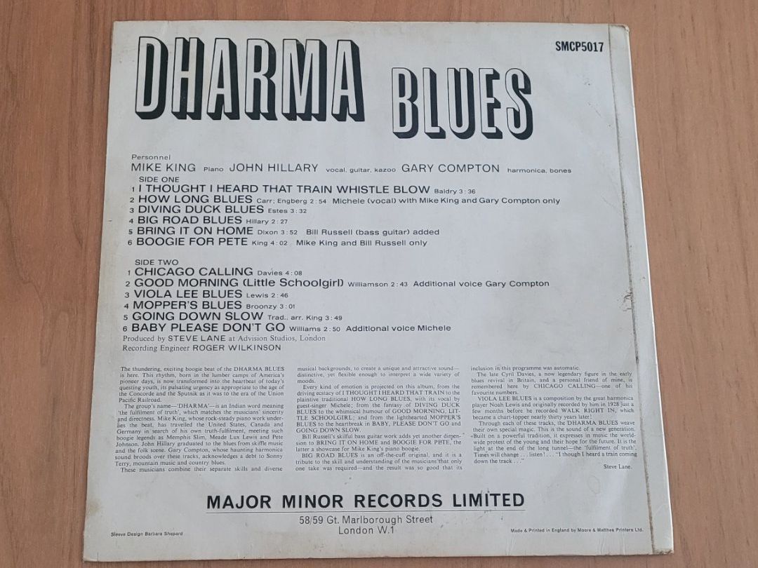 Schallplatten: LP  The Dharma Blues Band – Gebraucht aus Martigny von MZ-67 1