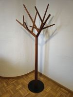 Garderobenständer Kleiderständer Nussbaum massiv