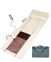 Shiatsu-Massagematratze mit Jadestein-Wärmematte, 10 Vibrati