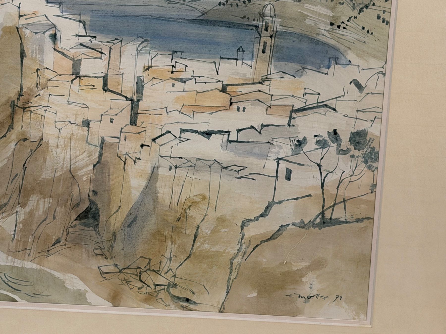 Gemälde: Müller E. 1971 signiert Original Gemälde – Gebraucht aus Basel von PAUL_ART 4