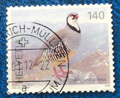 Nr. 1306 STEINHUHN GESTEMPELT  2009  