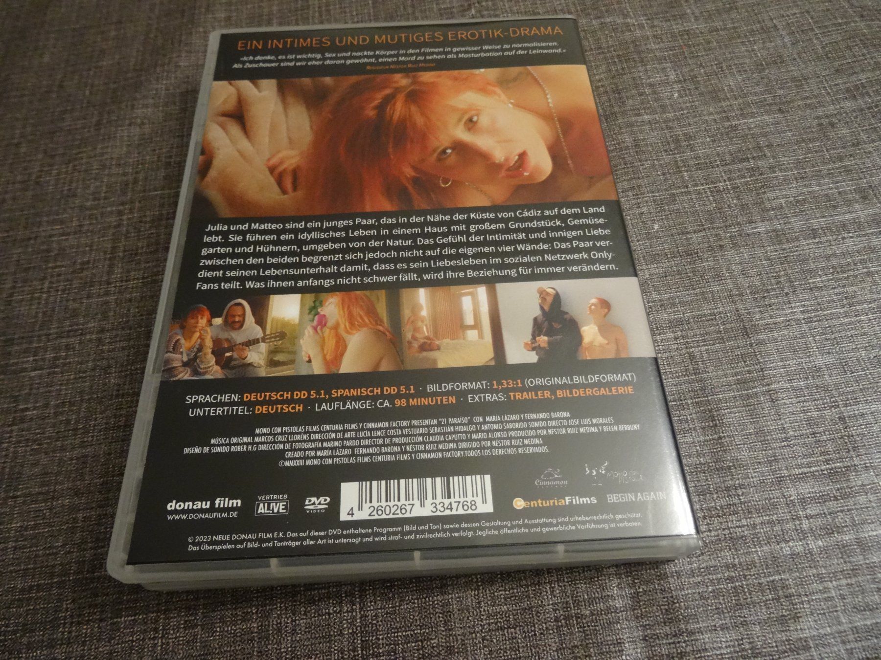 Alle DVDs: DVD 21 PARADISE VERKAUFTE LUST – Gebraucht aus Olten von Disc-Verkauf 2