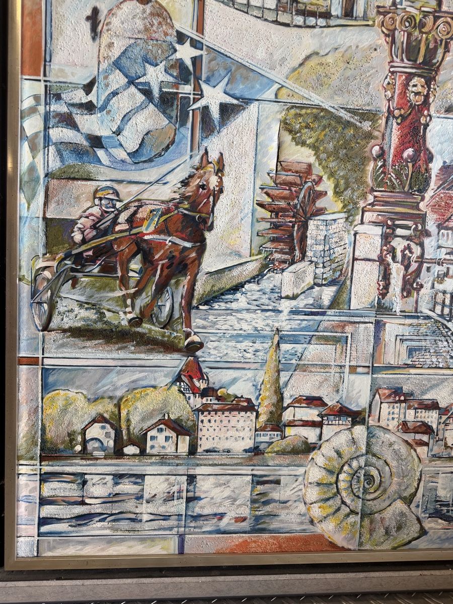 Dipinti: Original Gemälde Bolliger 90, einmalig, 147x117cm – Usato da Strengelbach venduto da RaenAntikDesign 3