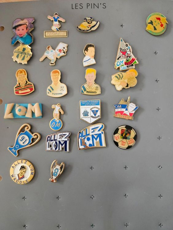 Pin's Vintage Olympique De Marseille (OM) - Années 80/90 - Collection Supporters