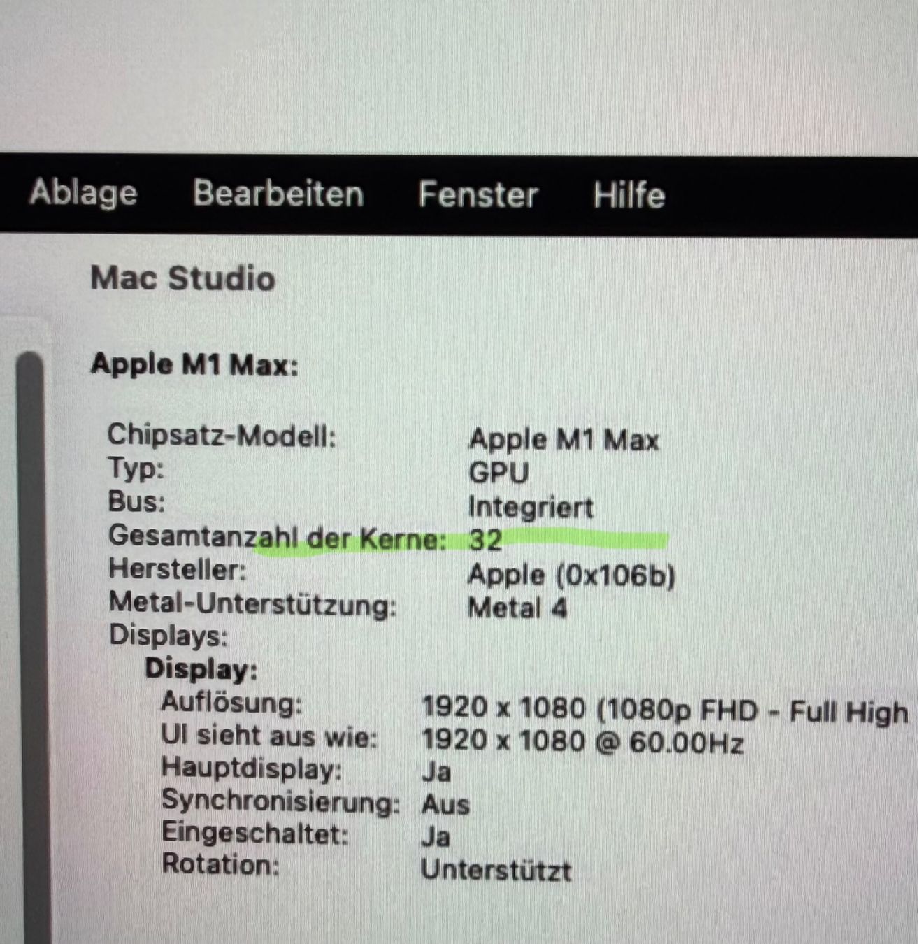 Apple PCs: Apple Mac Studio M1 Max, 64GB, 512GB Ssd – D'occasion à Schwerzenbach par Amv_w2s 5
