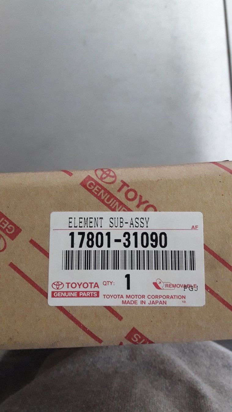 Toyota Tutti pezzi di ricambio auto: Original TOYOTA Luftfilter 17801-31090 – Nuovo (secondo la descrizione) da Flawil venduto da LG-AG_Teilemarkt