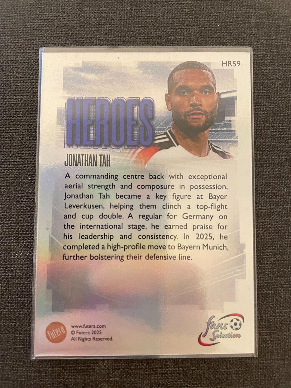 Carte collezionabili: Futera Jonathan Tah Germany Deutschland – Usato da Burgdorf venduto da Sports_Cards_3400 1