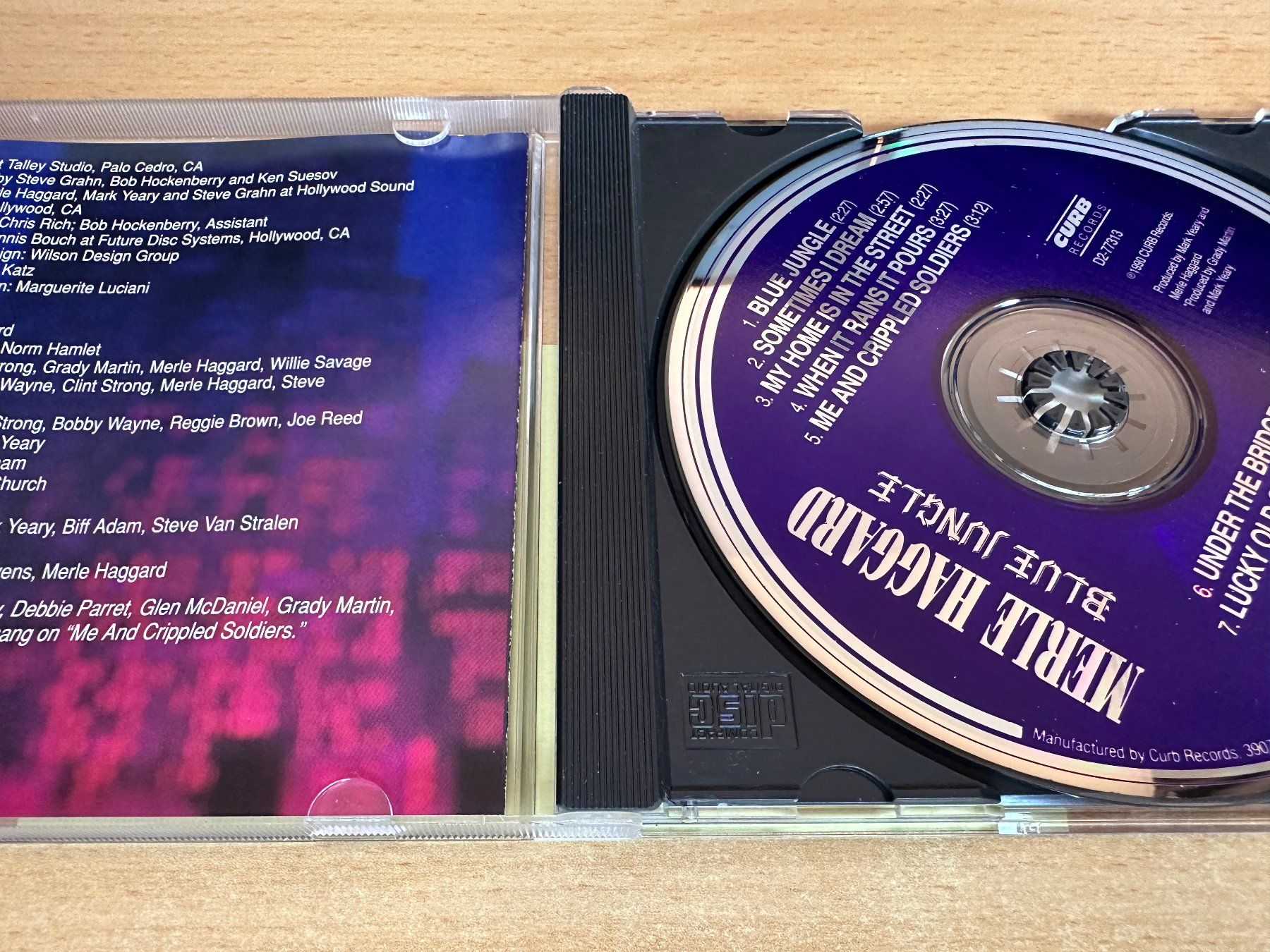 CD: Merle Haggard – Blue Jungle – Usato da Rikon im Tösstal venduto da Alpenmutz 2
