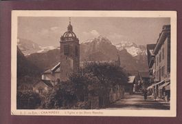 CHAMPERY - Eglise - Dents Blanches - 1927
