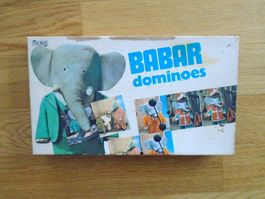 BABAR Domino * J. de Brunhoff / vintage Spiel 1970