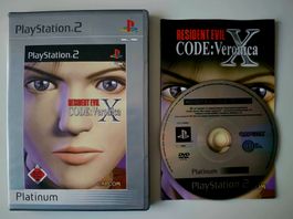 Resident Evil Code Veronica X Platinum (PS2)