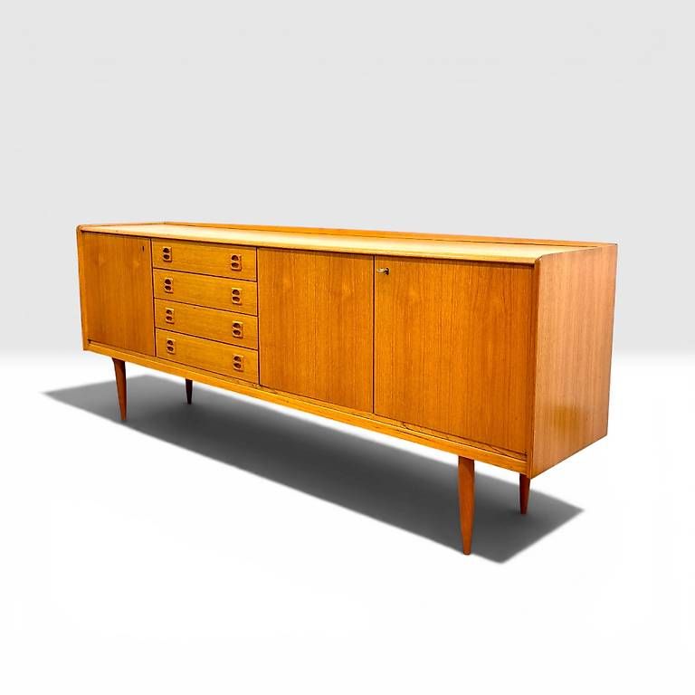 Commodes: Mid Century teak Sideboard – D'occasion à basel par vintory.ch 4