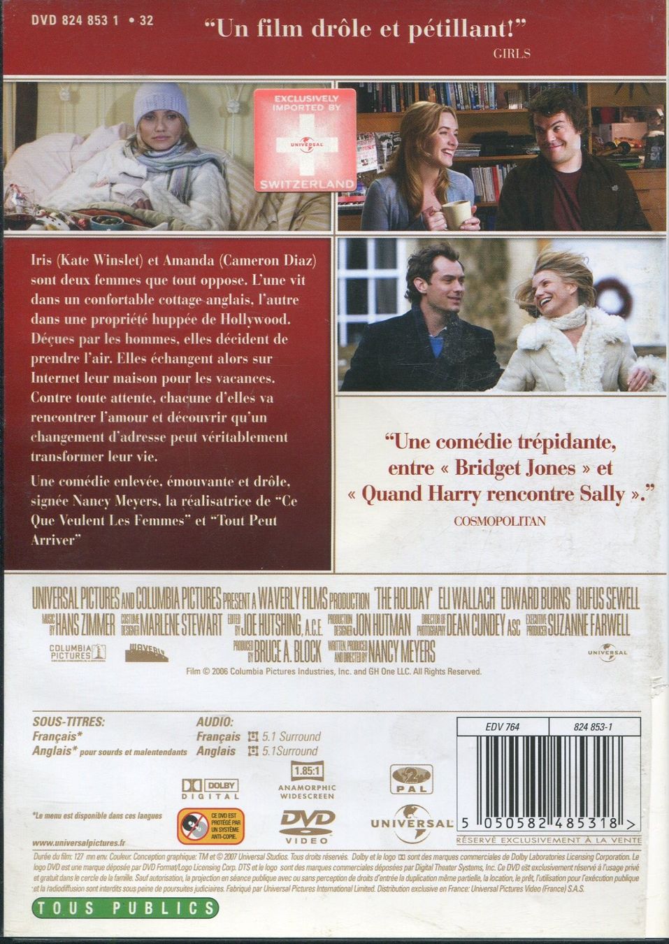 Alle DVDs: THE HOLIDAY   -  DVD – Gebraucht aus Les Avants von soyouz63 1