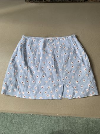 Mango Linen Skirt S