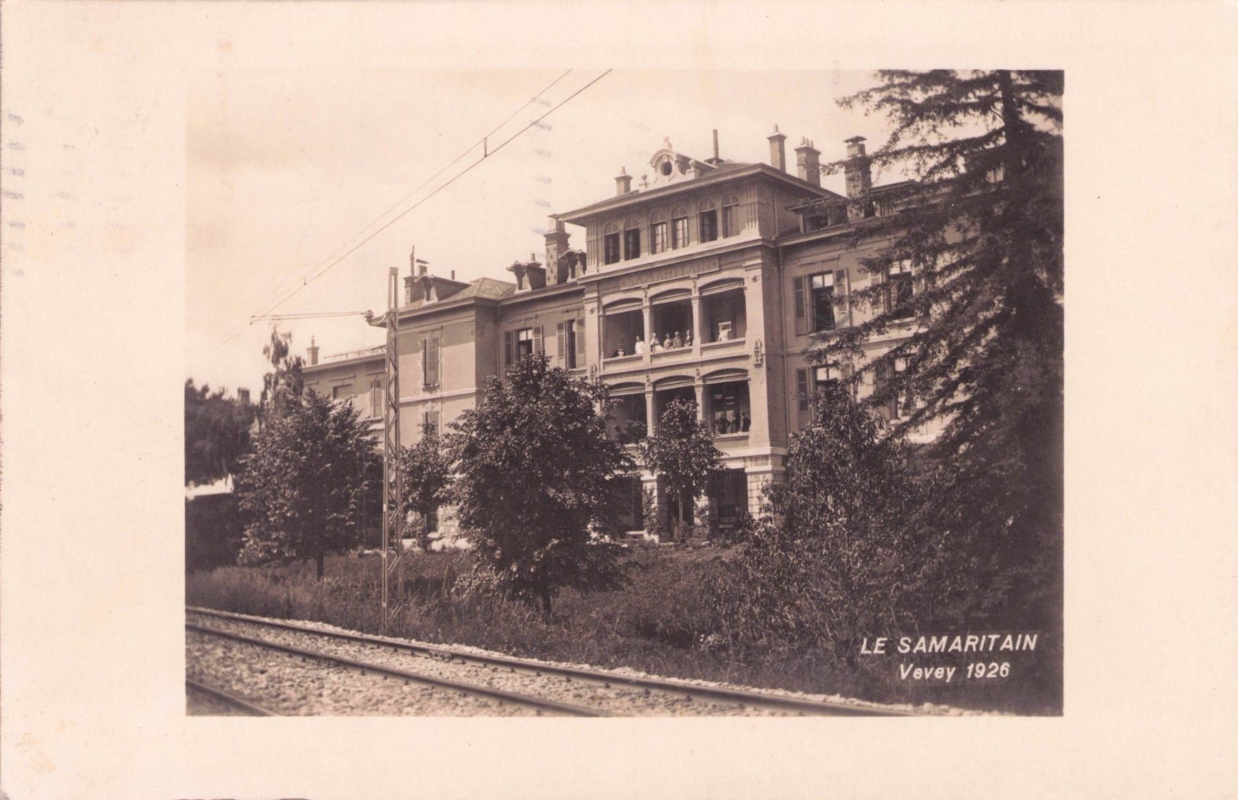 Cartoline postali: Vevey VD // 1926 Le Samaritain // Sommer – Usato da Basel venduto da intermezzo12