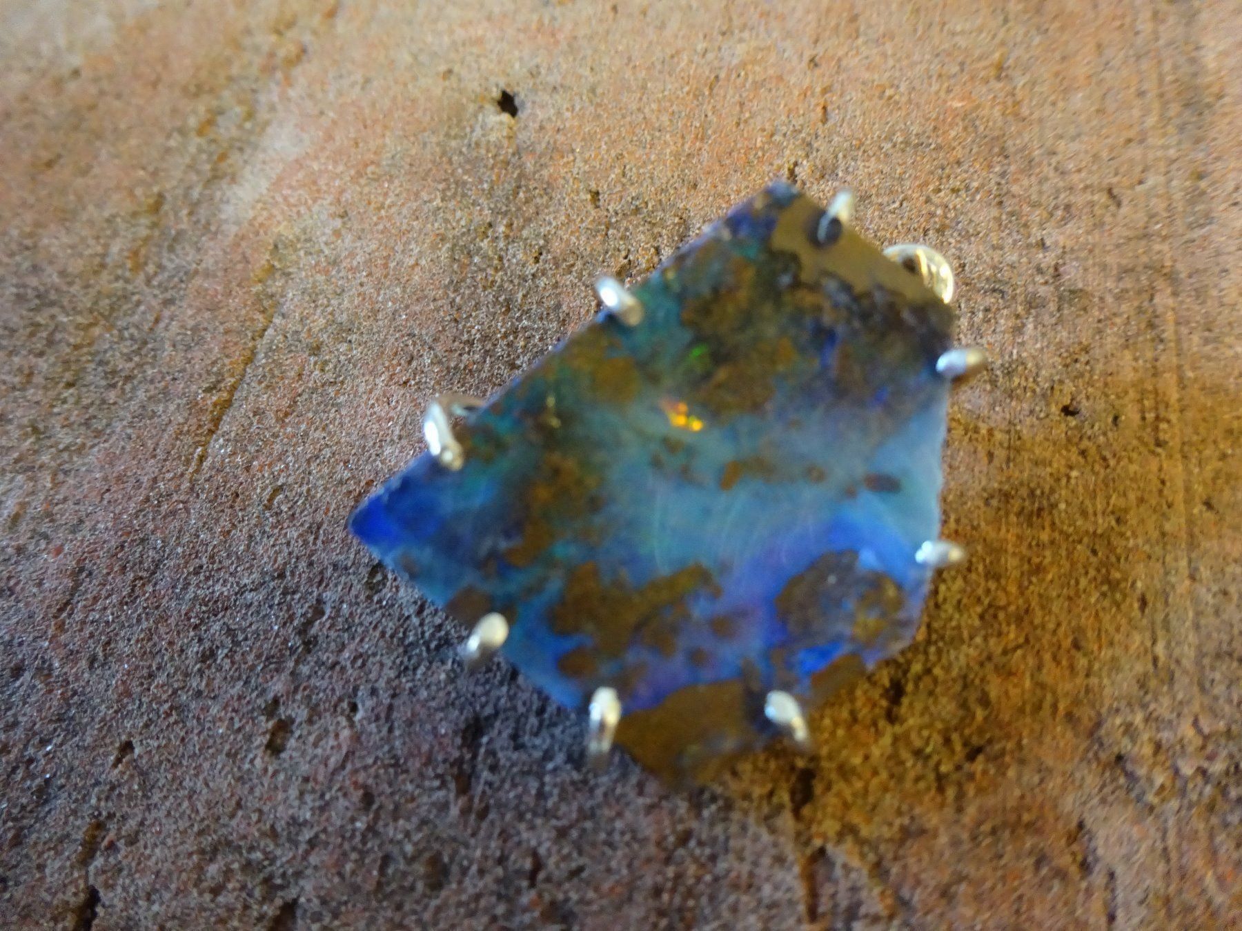 Ciondoli: Opal Anhänger S925 / Australien – Usato da Esslingen venduto da FetteSchnecke 5