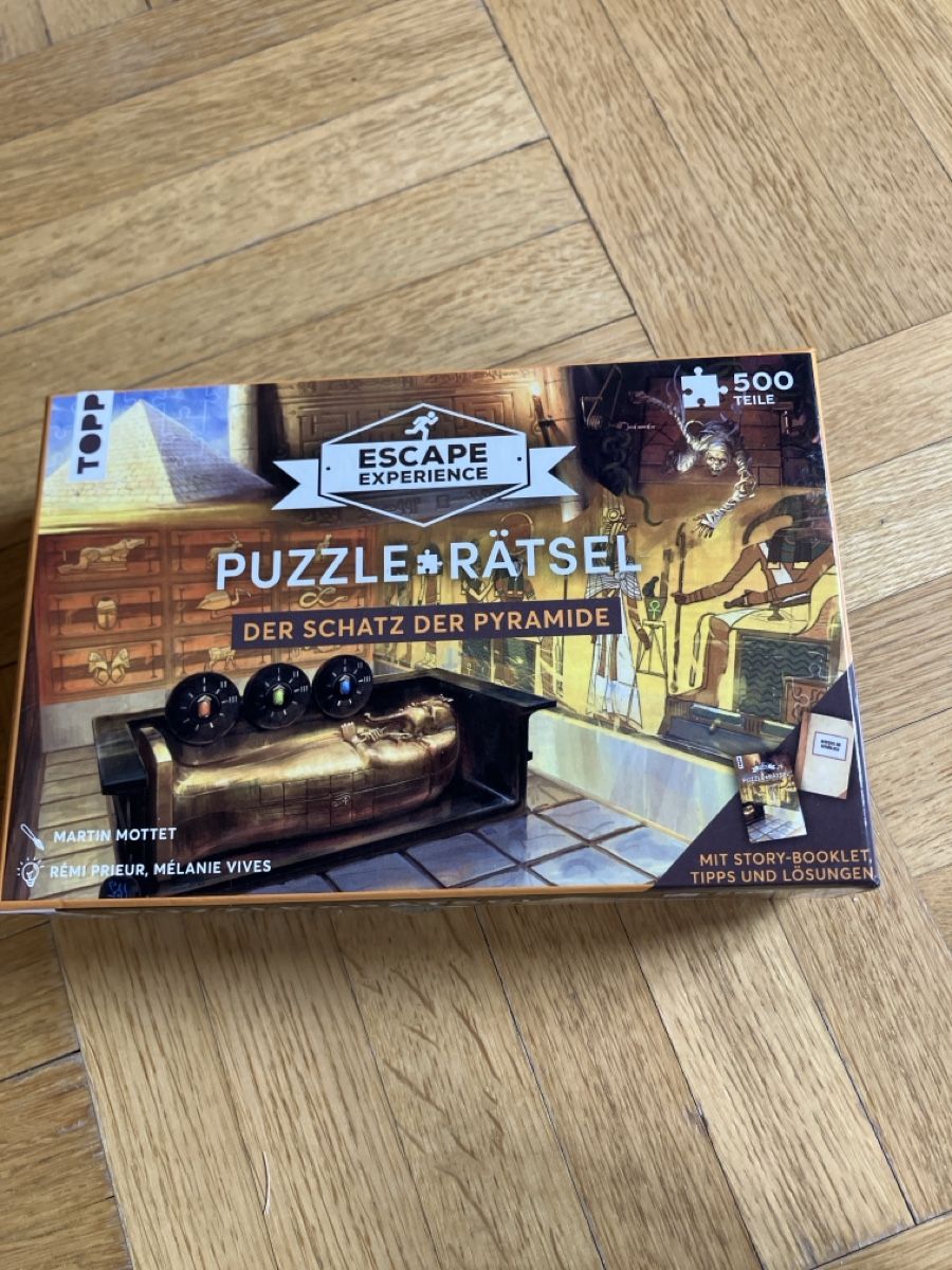 Puzzle: Escape Room Puzzle "Der Schatz der Pyramide", 500 Teile – Usato da Aathal-Seegräben venduto da Butterflynati
