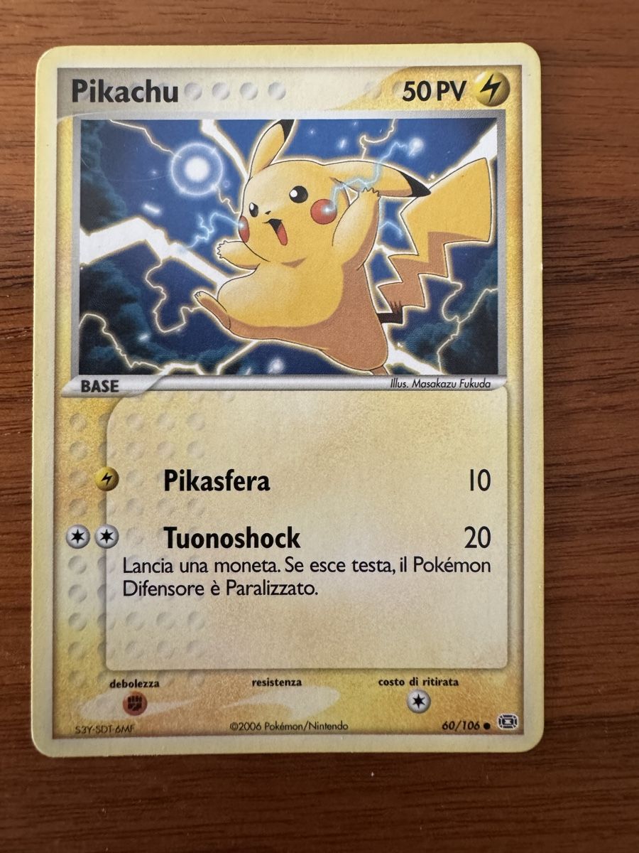 Pokémon Sammelbilder & Trading cards: Pikachu - EX Smeraldo 60/106 - 2006 – Neu (gemäss Beschreibung) aus Breganzona von CaiLol