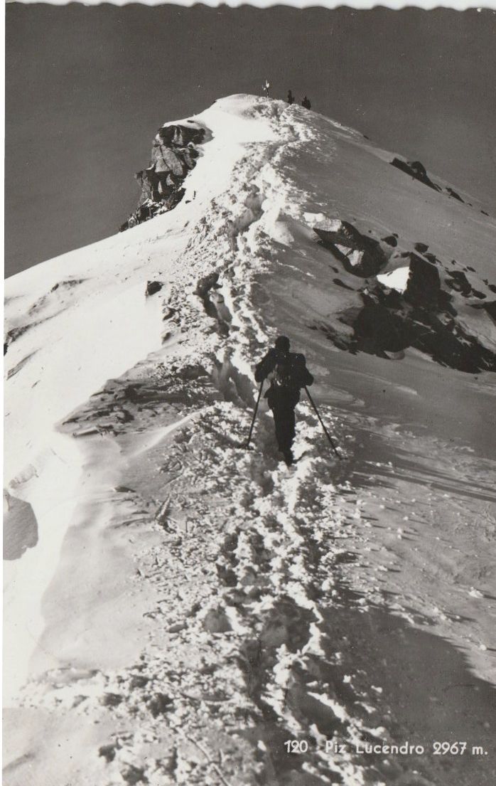 Cartoline postali: AB 69 Piz Lucendro, 2967 m, 1957 – Usato da Freienbach venduto da Bhaltis