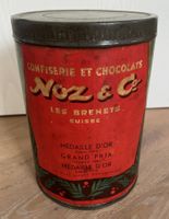 Alte Blechdose  CONFISERIE ET CHOCOLATS NOZ & CO Les Brenets