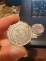 Pièce de Singapour 1972 - 50 cents - Collection Été ✨
