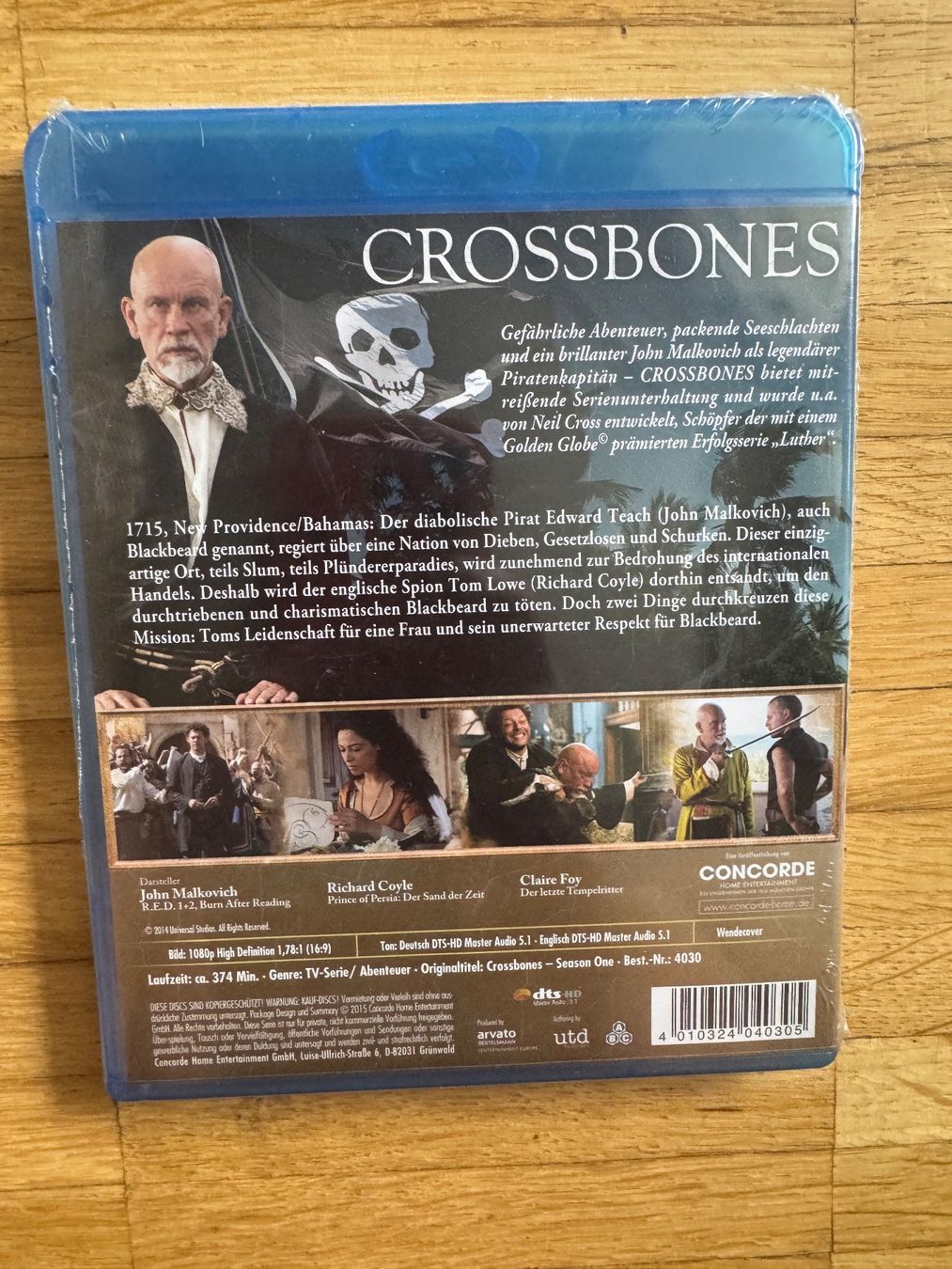 Tous les DVDs: CROSSBONES.    1.STAFFEL  (BLU-RAY) – D'occasion à Basel par san_2qlq 1