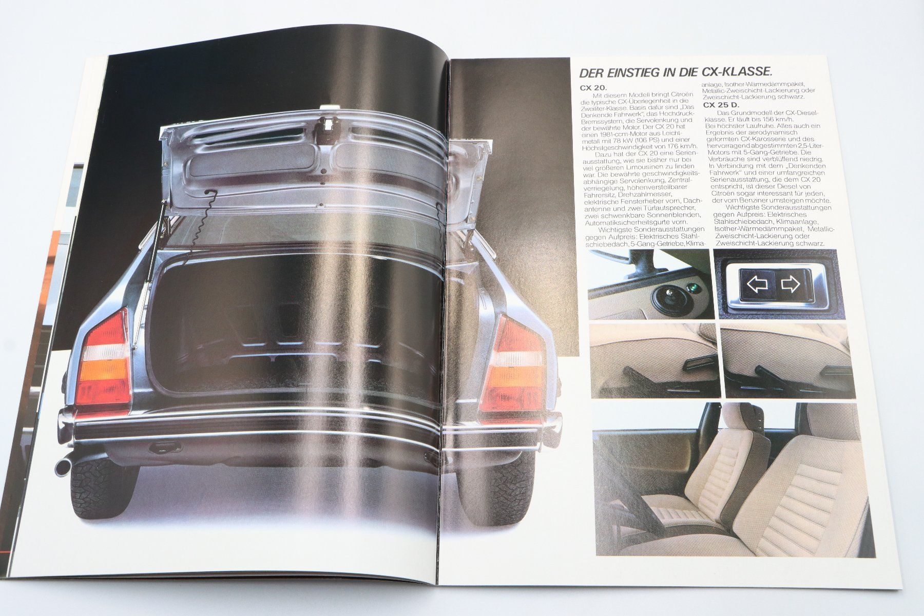 Citroën Documents: Citroen CX 1984 Prospekt – D'occasion à Bühl b.Aarberg par Collectorpassions 4