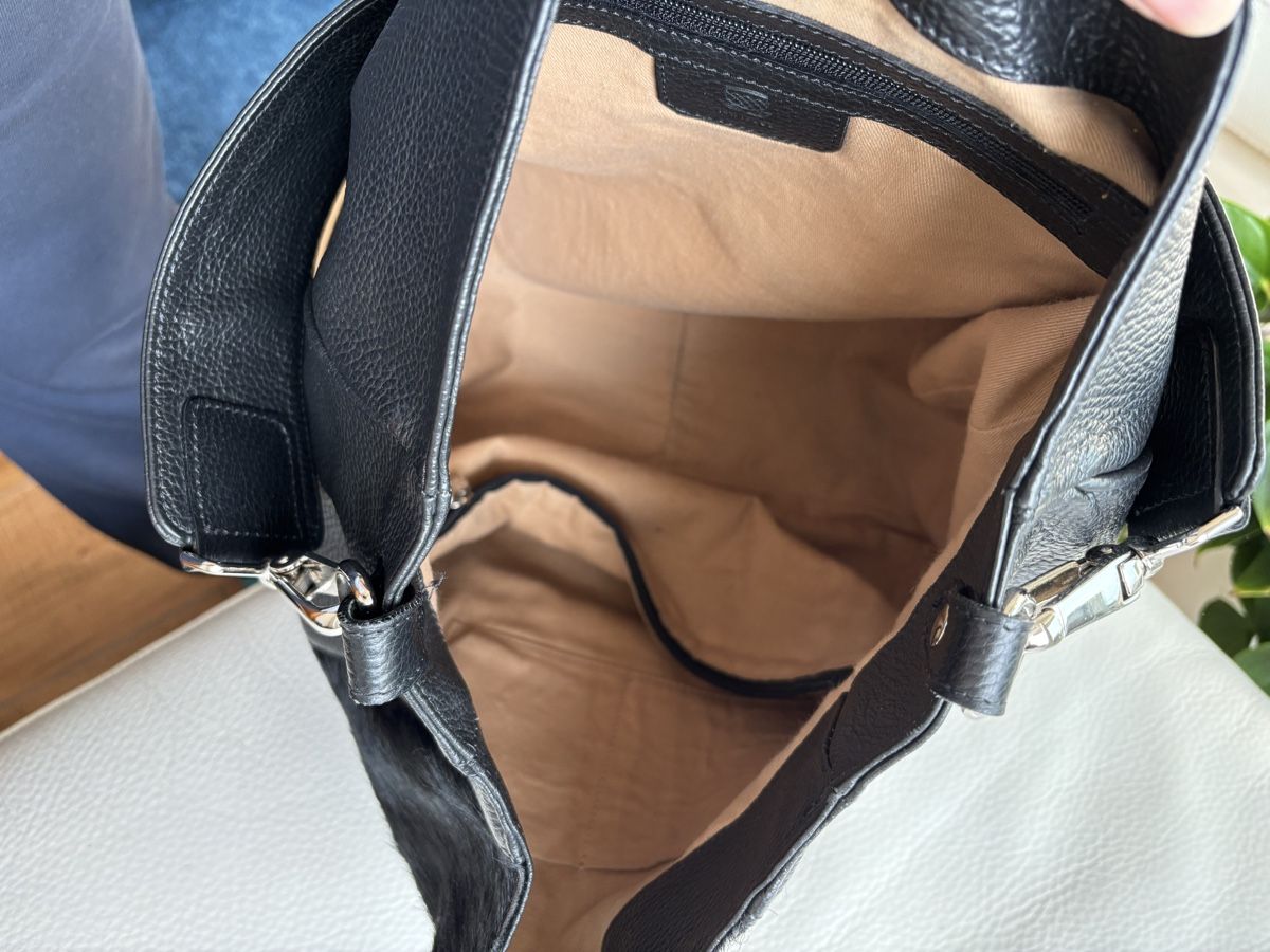 Navyboot Borse da donna: NAVYBOOT - Grand Sac Cuir Noir - Ponyskin – Usato da Chardonne venduto da teenyweeny 6