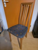 4 Holzstühle, Esszimmerstühle, von Seetaltisch, Eiche