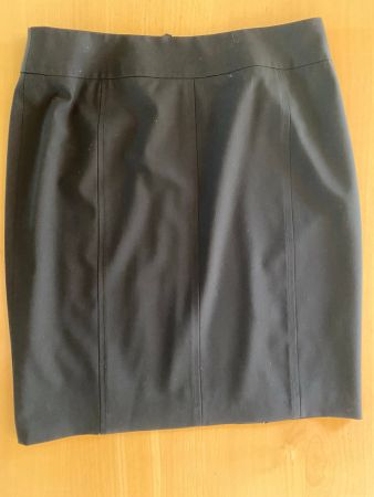 Business-Jupe, schwarz  Marke AKRIS, gefüttert
